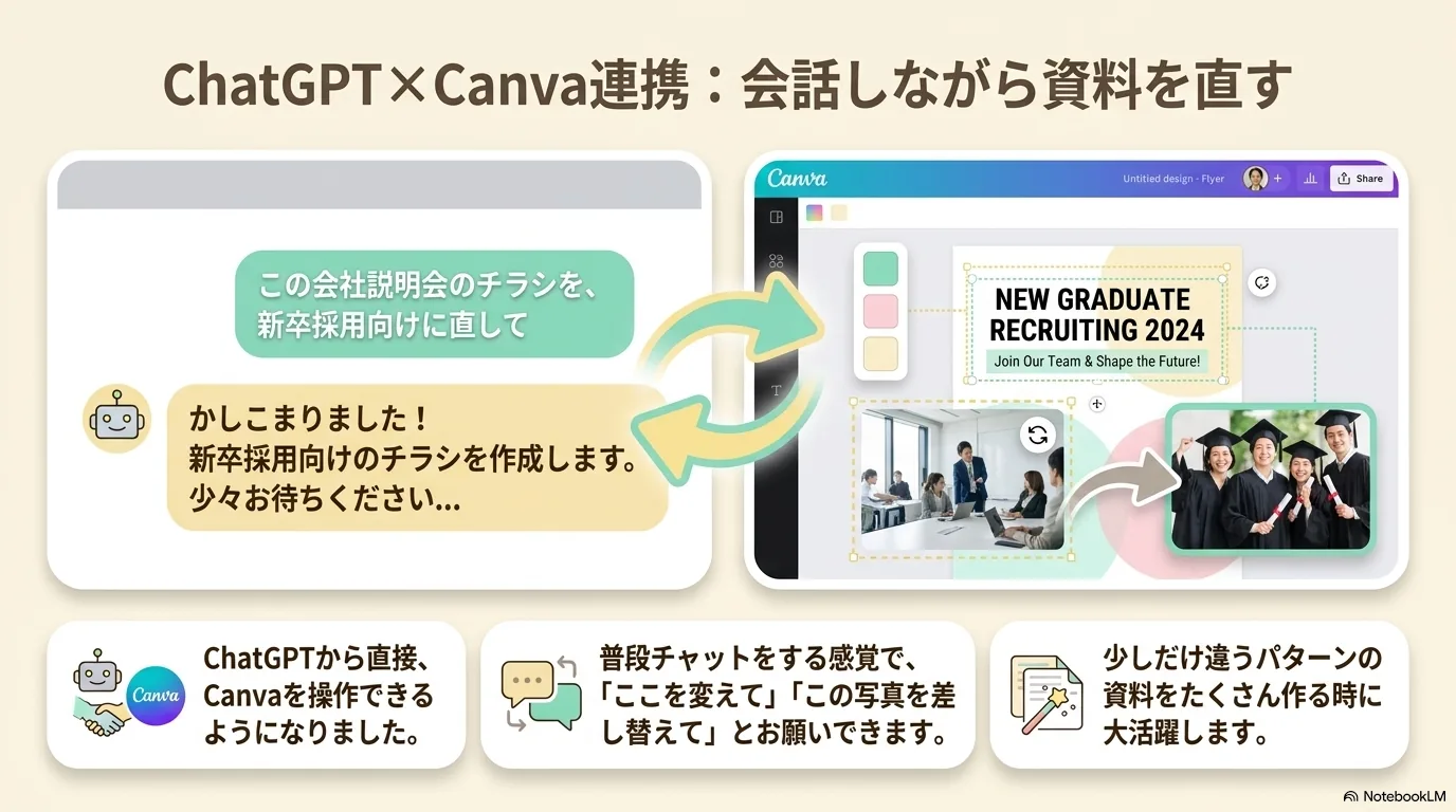 ChatGPTとCanvaを連携して使う