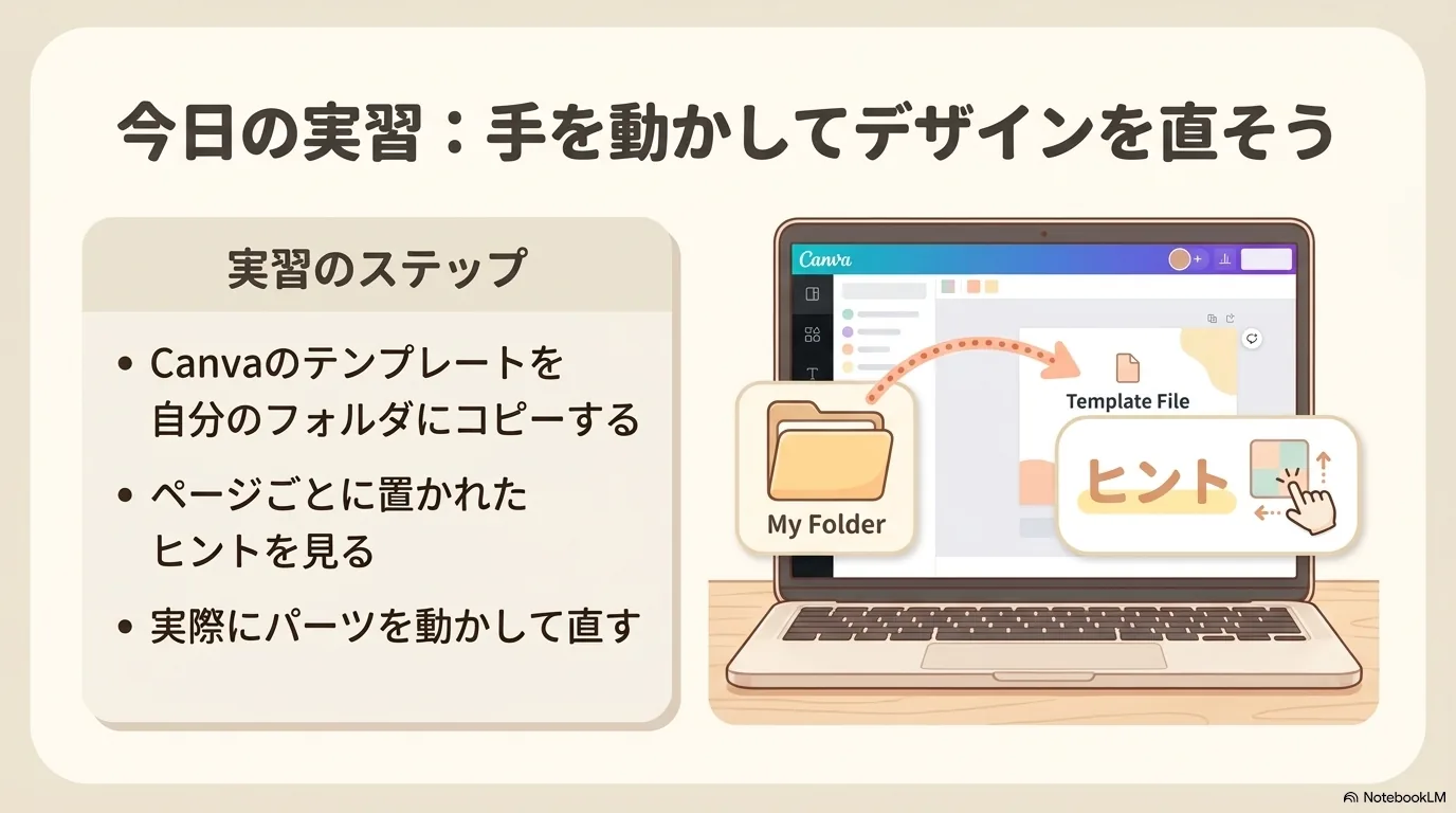 前半実習の説明スライド