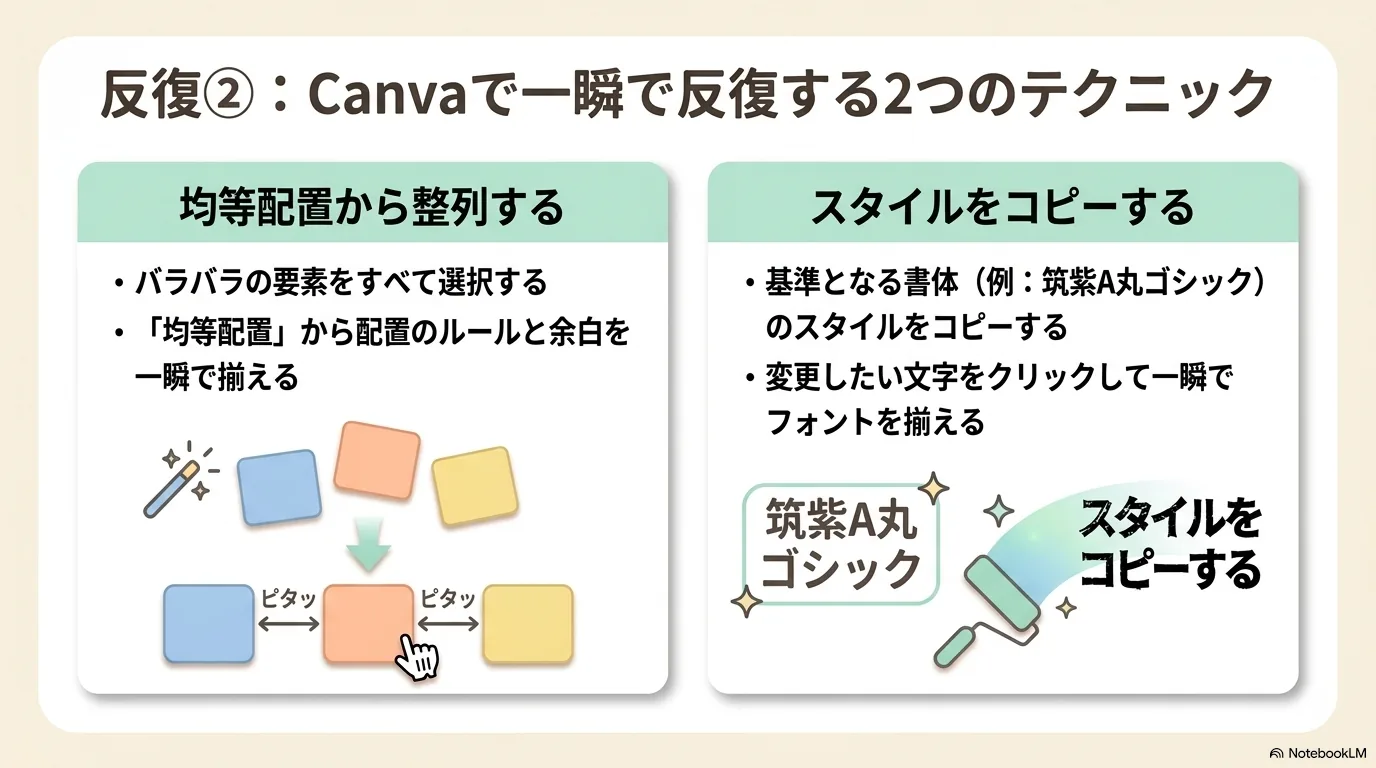 洋菓子メニューの反復例