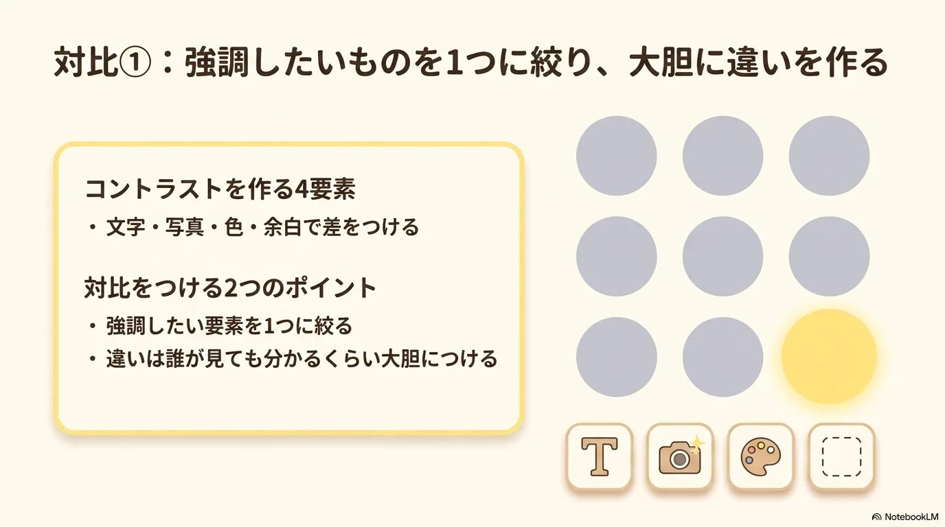 対比の原則