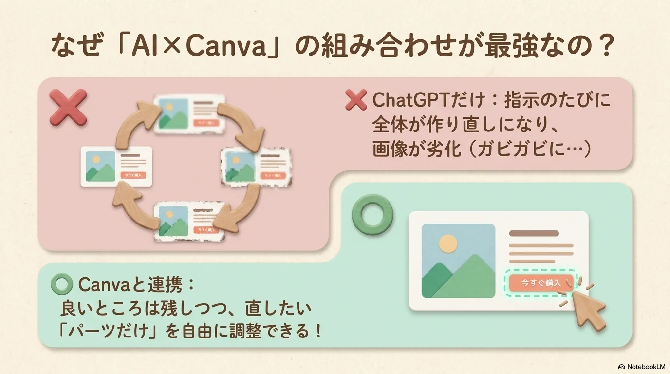 Canva経由で編集する利点