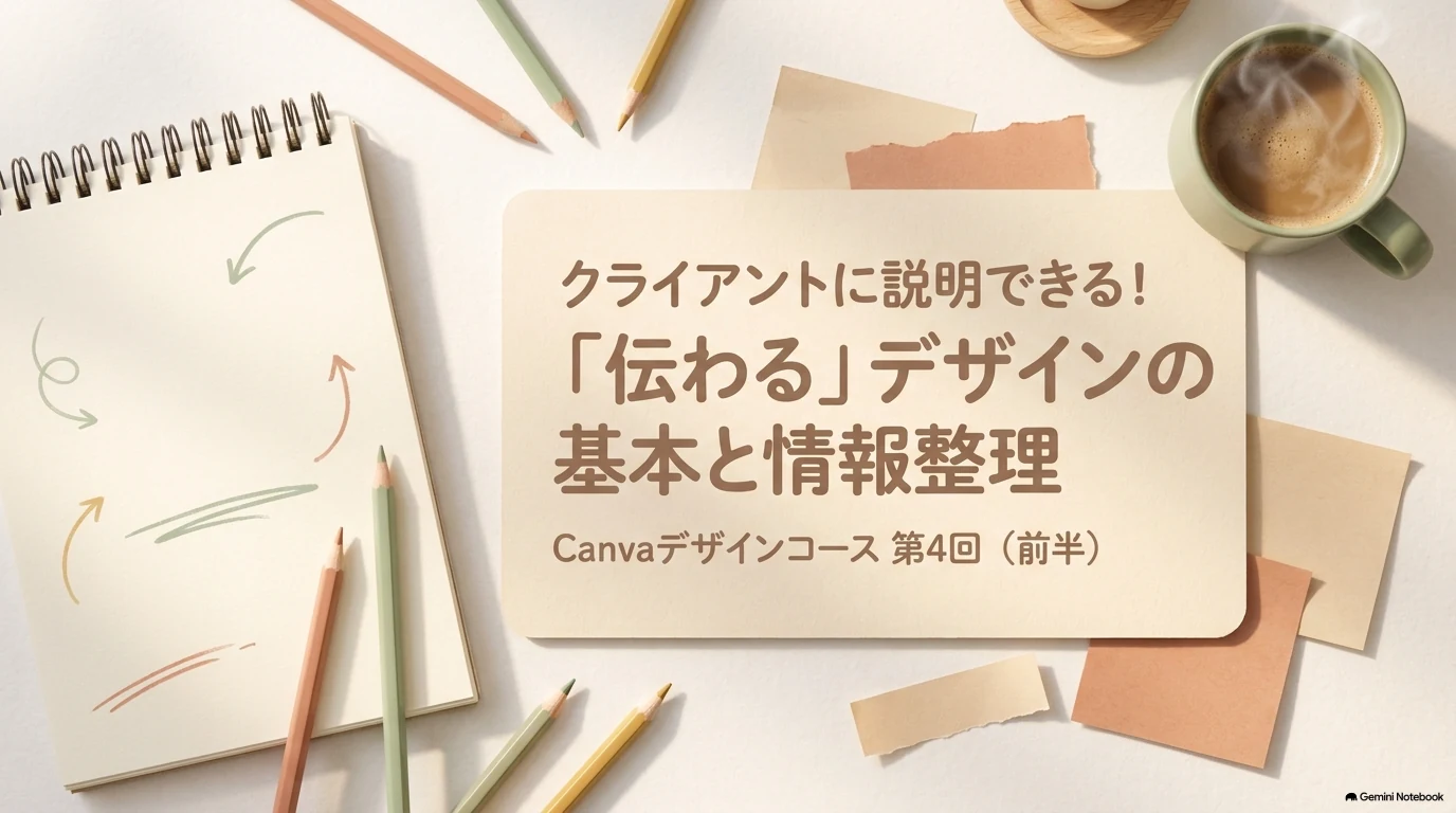 Day 04前半カバー：クライアントに説明できる伝わるデザインの基本と情報整理