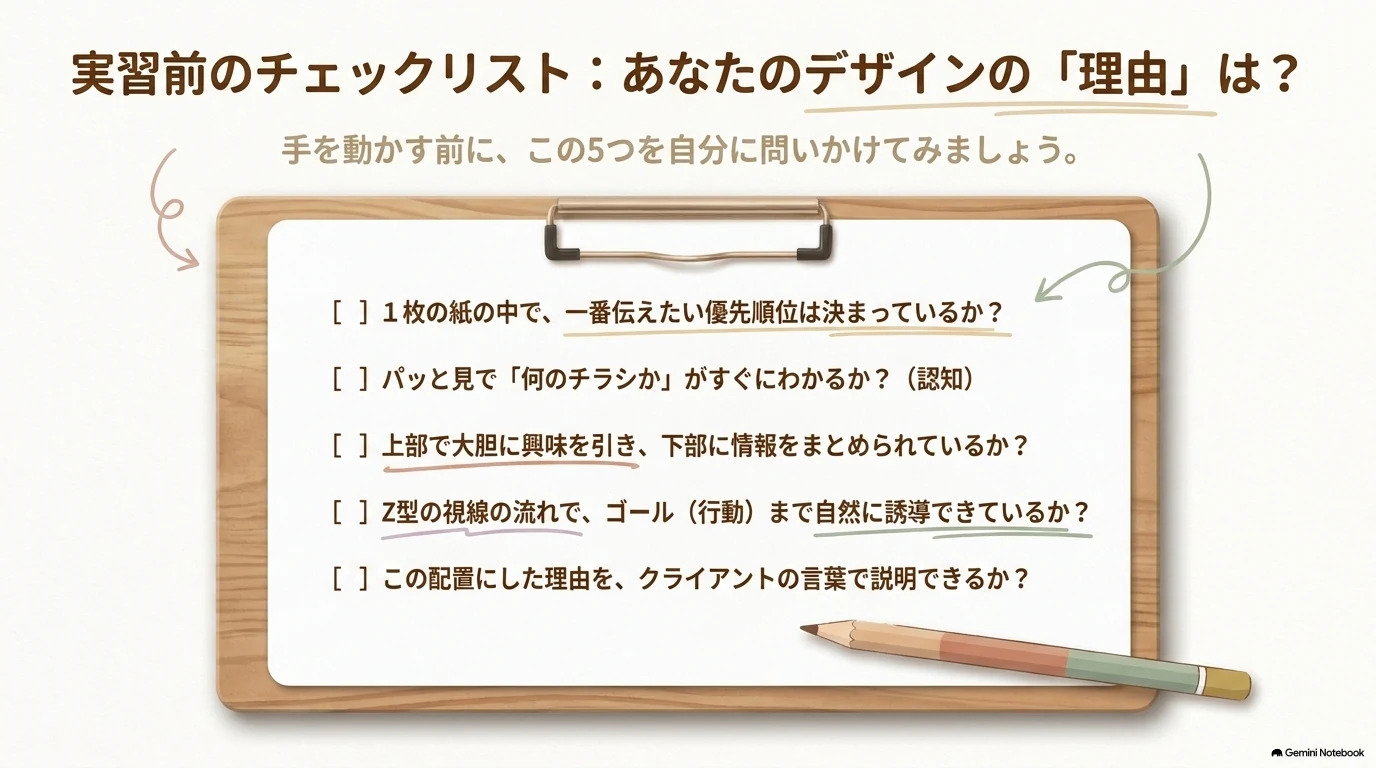 実習前のチェックリスト
