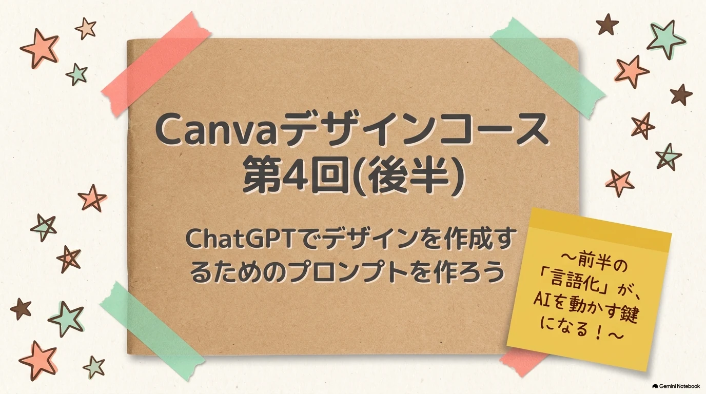 Day 04後半カバー：ChatGPTでデザインを作成するためのプロンプトを作ろう
