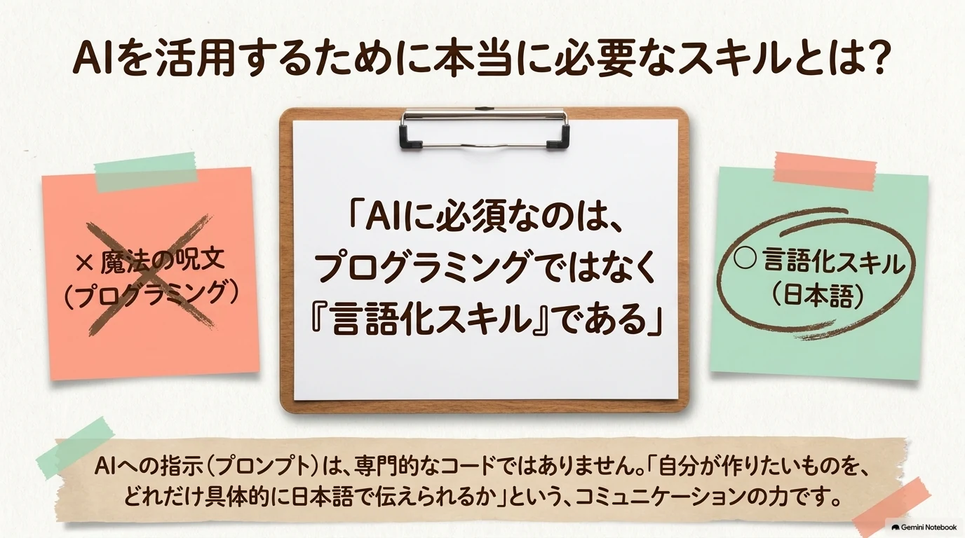AI活用に必要な言語化スキル