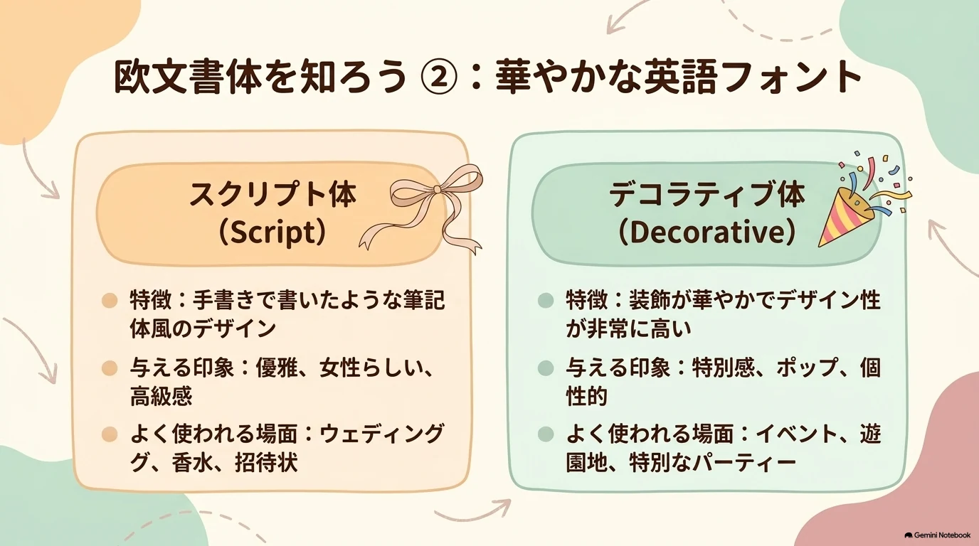 欧文書体の分類2