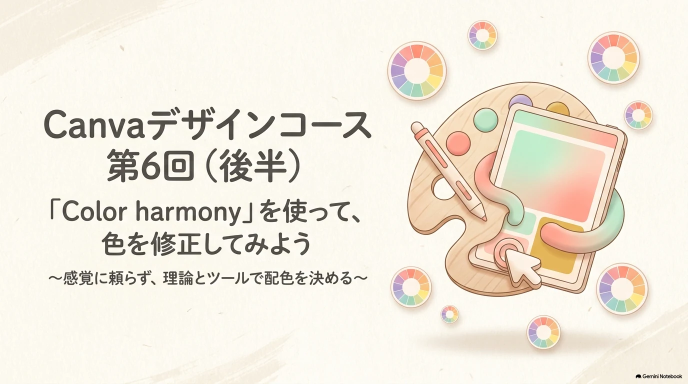 Day 06後半：Color harmonyで配色を整える