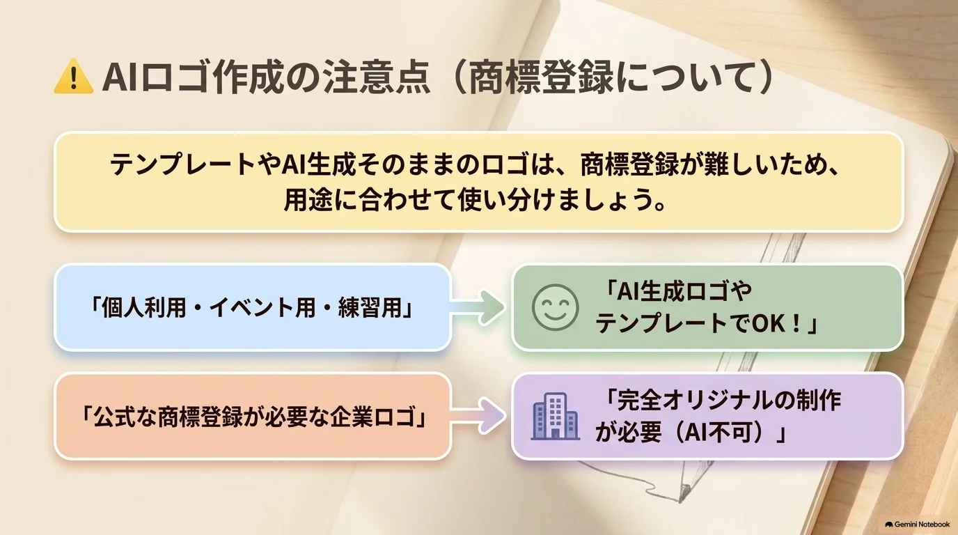 AIロゴと商標登録の注意点
