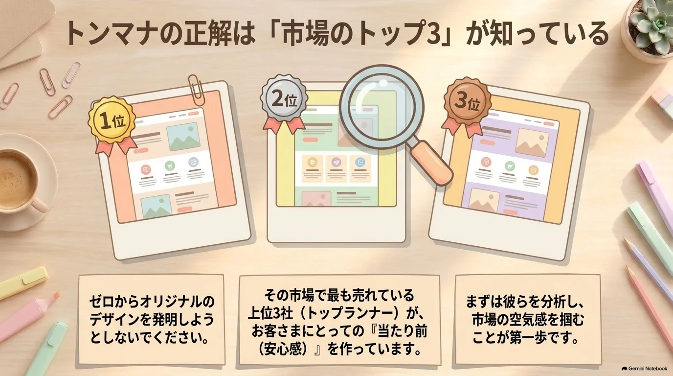 トンマナの正解は市場のトップ3が知っている