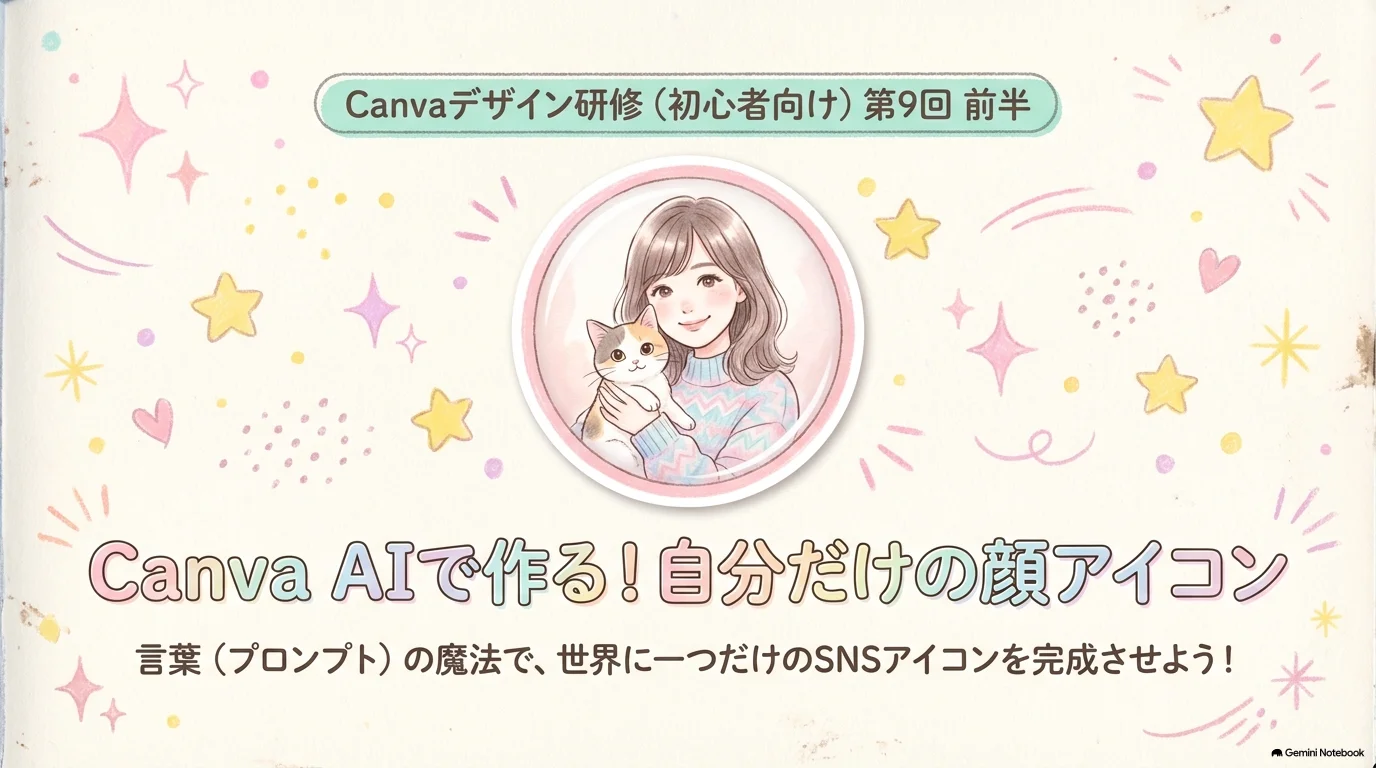 Day 09前半 Canva AIで自分だけの顔アイコンをつくる