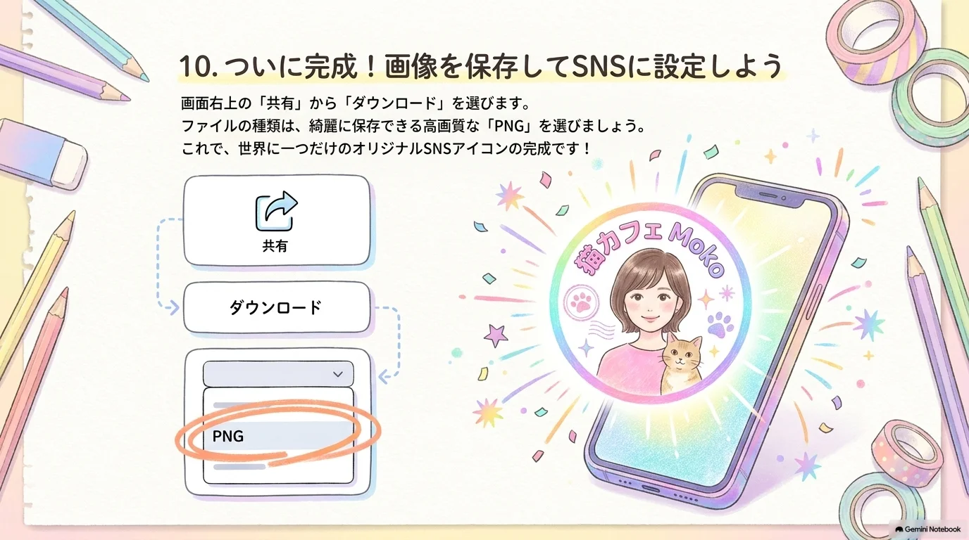 PNGで保存する