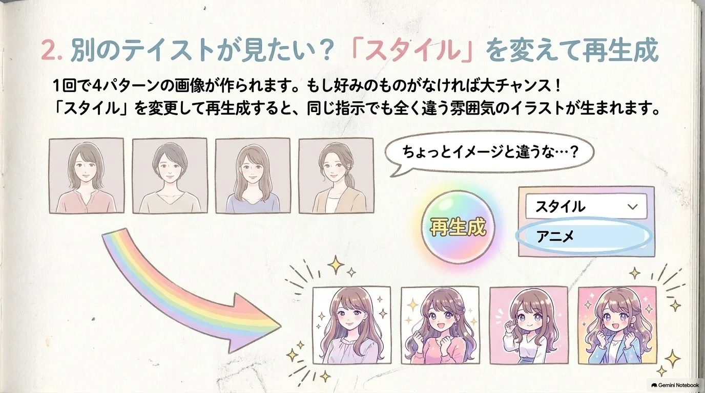 生成条件を設定する