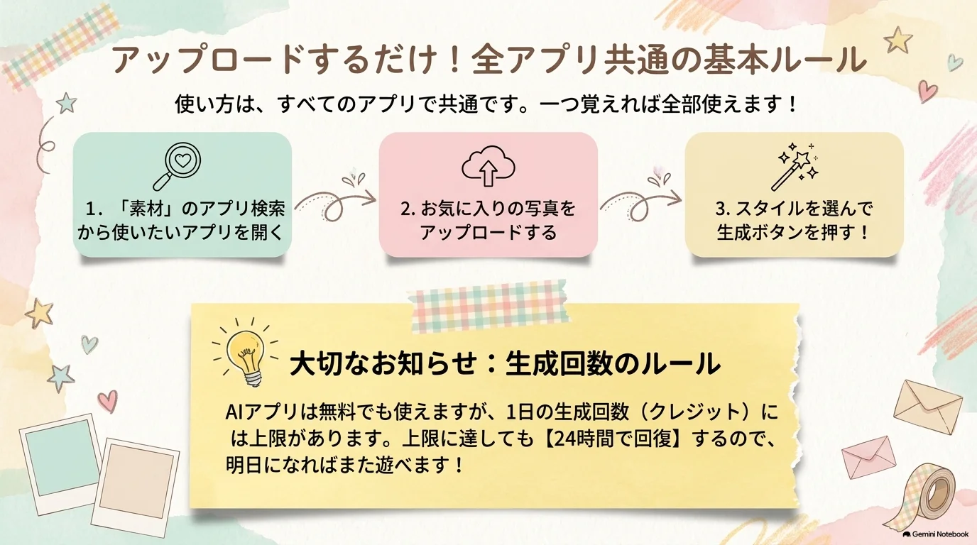 写真をAIイラストに変える基本ルール