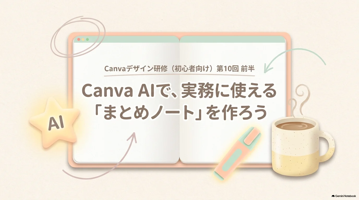 Day10前半 Canva AIでノートを作ろう