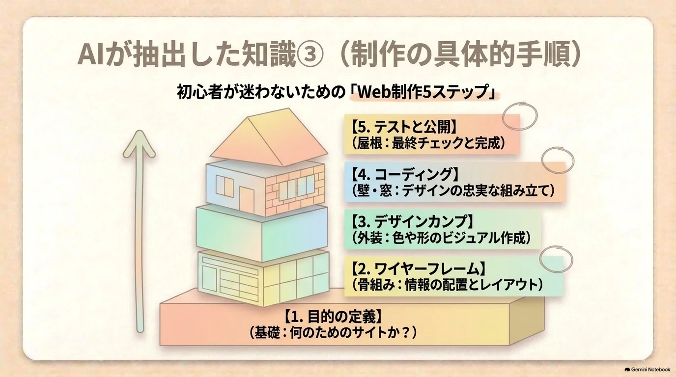 Web制作の5ステップ