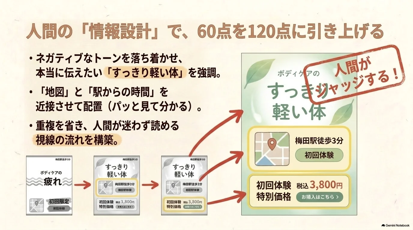 60点を120点へ引き上げる