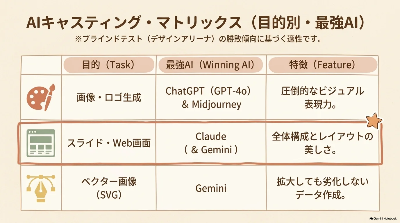 AIキャスティング・マトリックス
