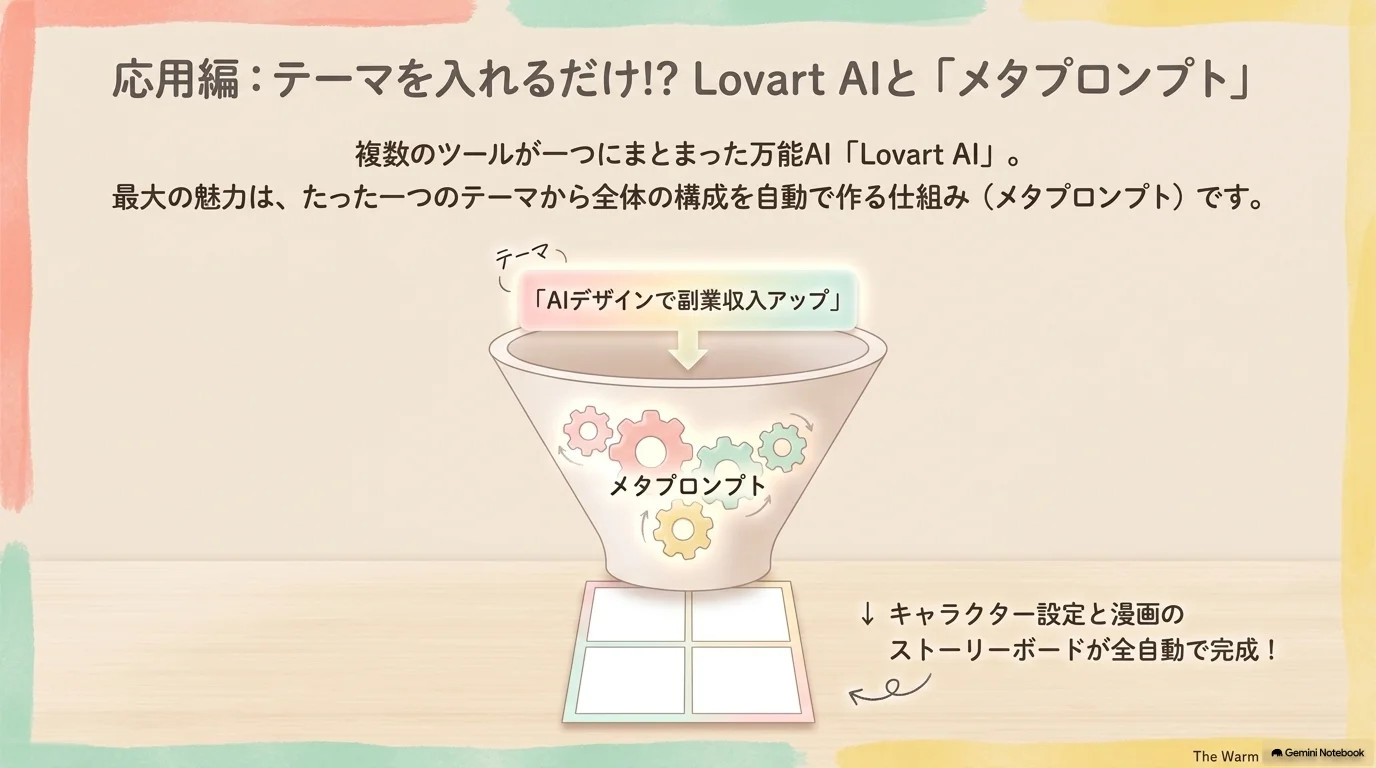 Lovart AIで漫画広告を自動生成する
