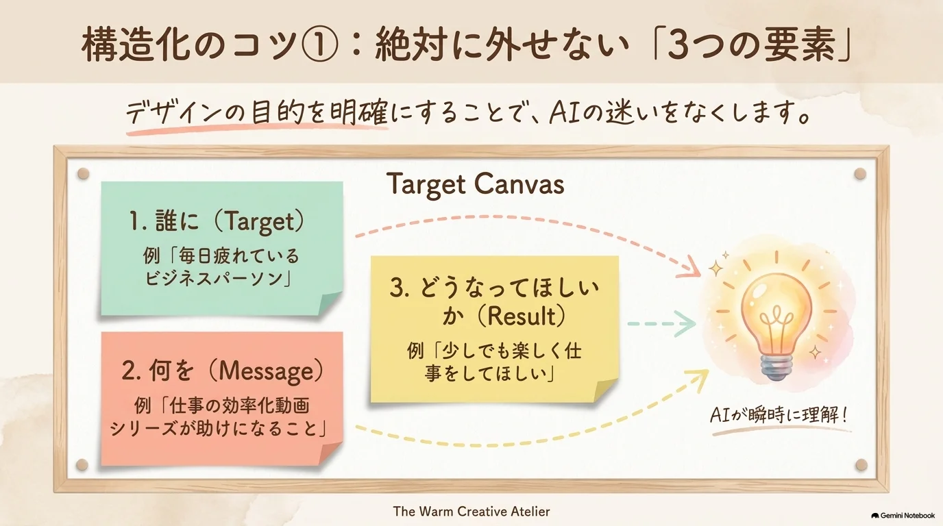 Target Message Resultの3要素