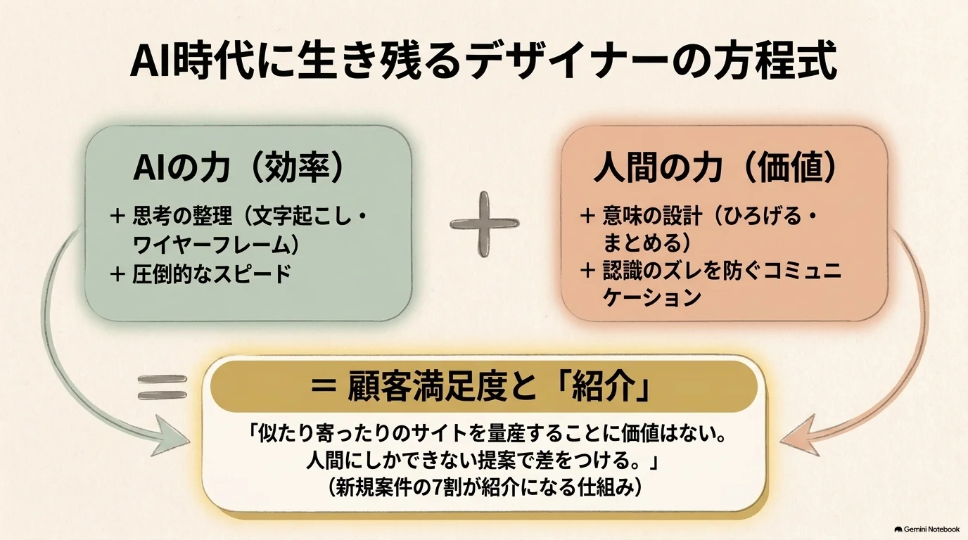 AI時代に生き残るデザイナーの方程式