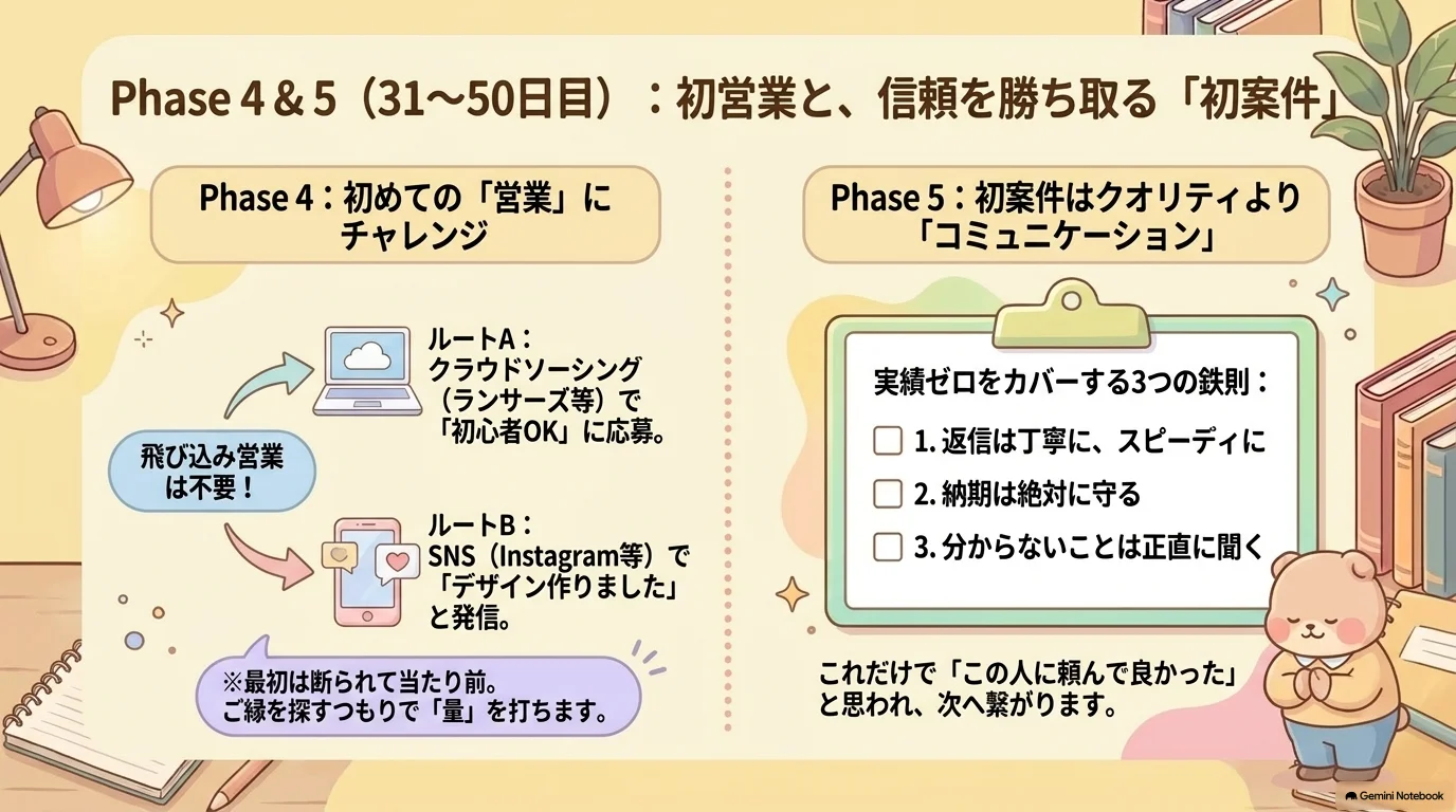 Phase4&5（31〜50日目）：初営業と初案件