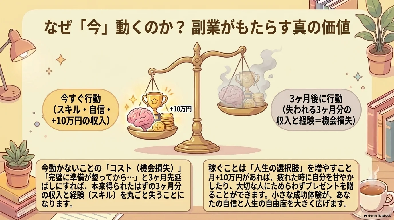 なぜ「今」動くのか？副業がもたらす真の価値